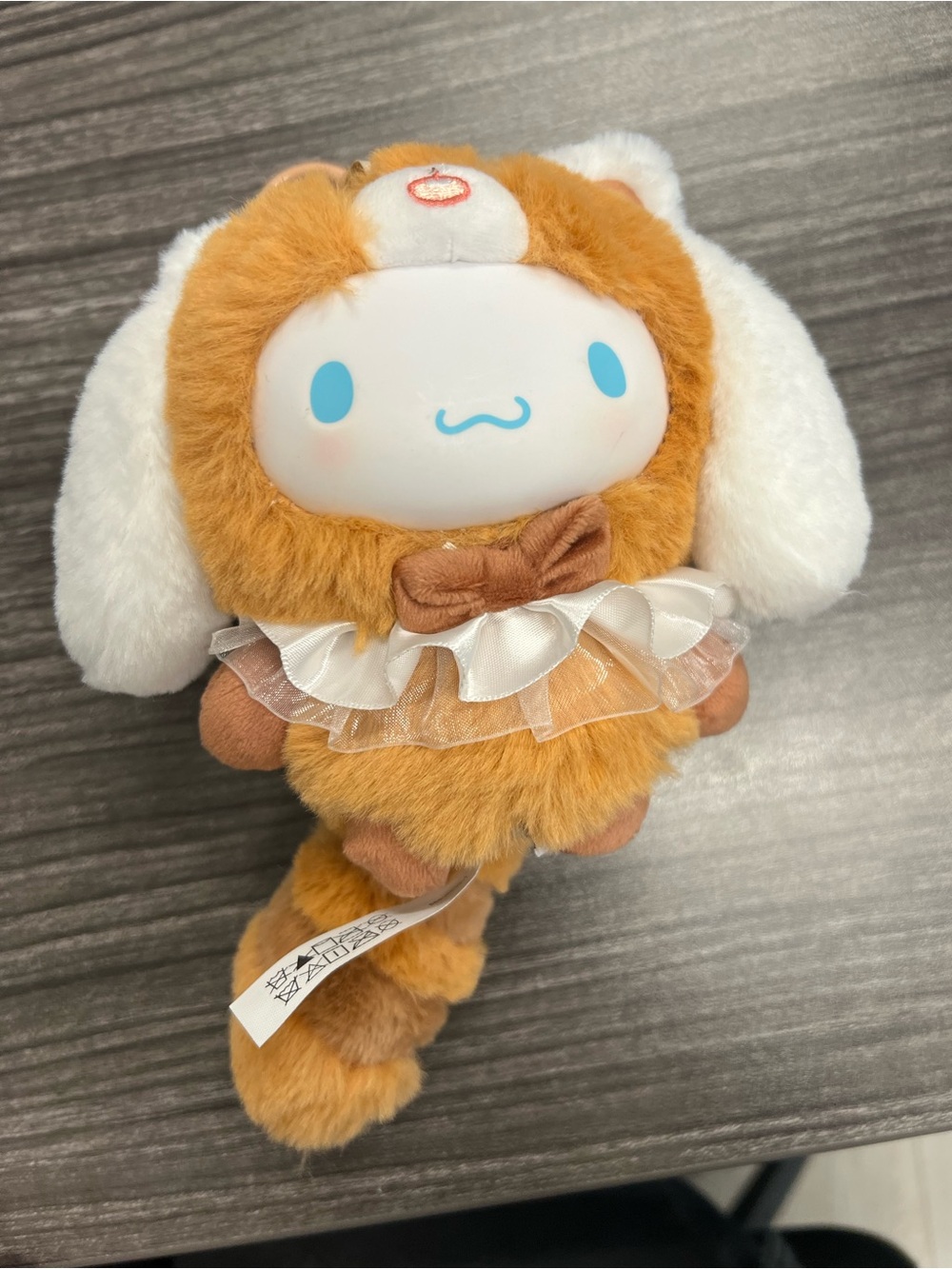 Miniso Cinnamon Roll Plush Character Keychain